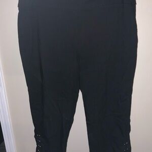 Black Women's crop Pants